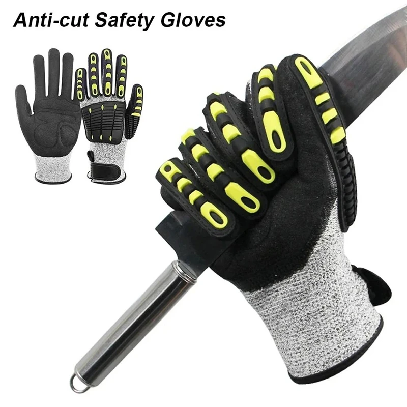 Cycling Gear Essentials - 屋外安全保護手袋 防振 防衝撃 防切断 防衝突手袋 サイクリングレスキュー安全手袋