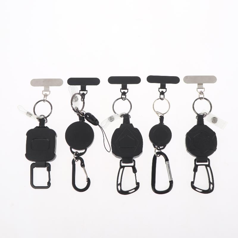 Cycling Gear Gifts - ハイキング/サイクリング用具セット：保護用携帯電話ストラップ（格納式ホルダー＆カラビナ付き）