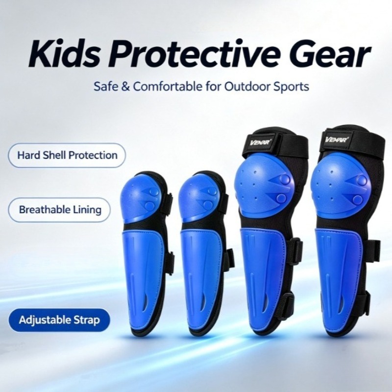 Cycling Protective Gear Kids - 子供用バイク保護具 バイク用膝肘保護具セット スポーツ用エルボーグローブ 膝保護カバー