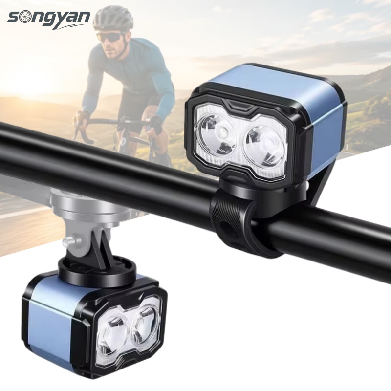Cycling Gear Display - ESLNF デジタルディスプレイ アルミニウム合金 バイクフロントライト USB-C充電 1200mAh
