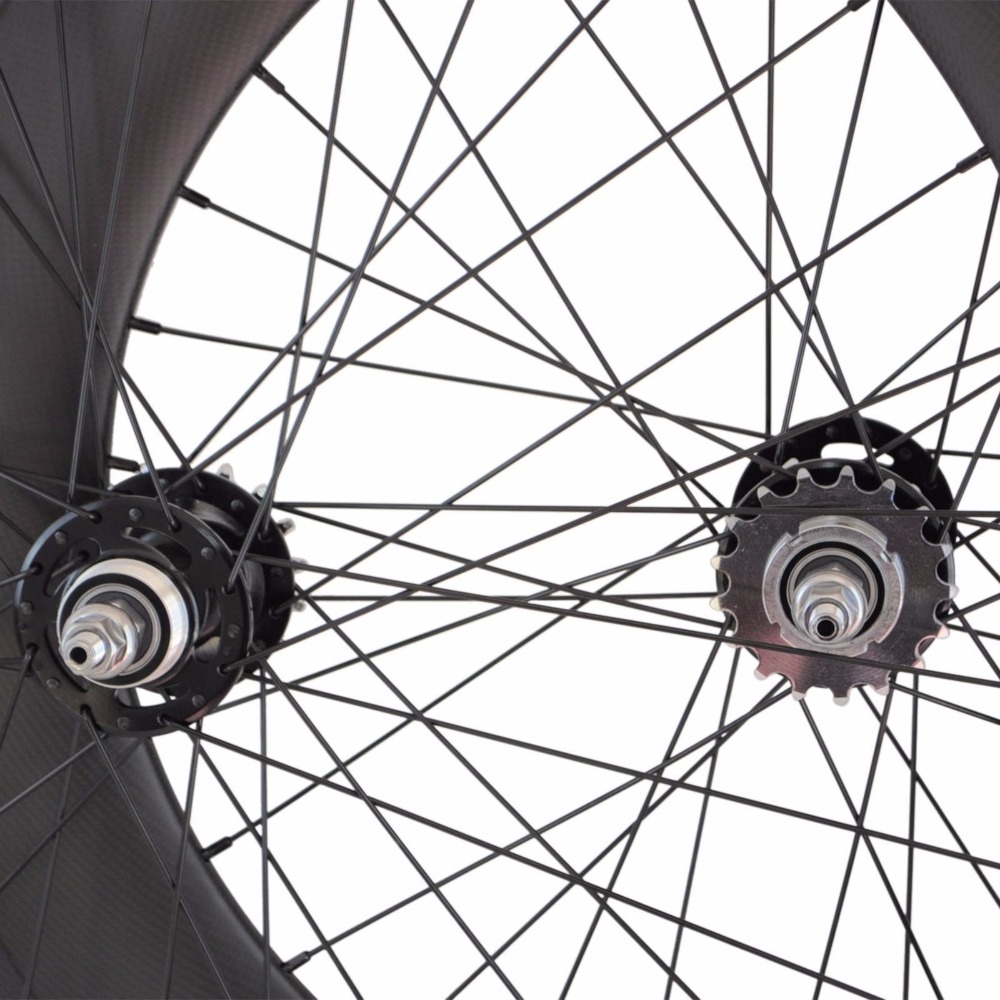 Cycling Gear Online - 88 ミリメートル後輪バイク DIY カーボン混合ホイールセット 25 ミリメートル