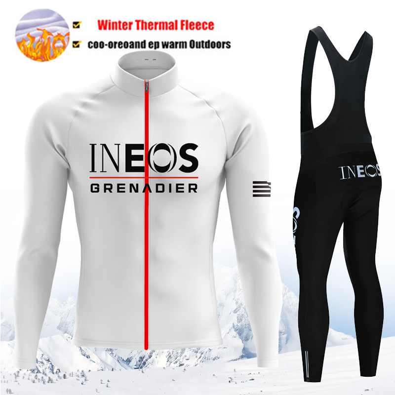 INEOSチーム ウィンターサイクリングジャージセット イエ - Yellow Cycling Gear のレビューと価格