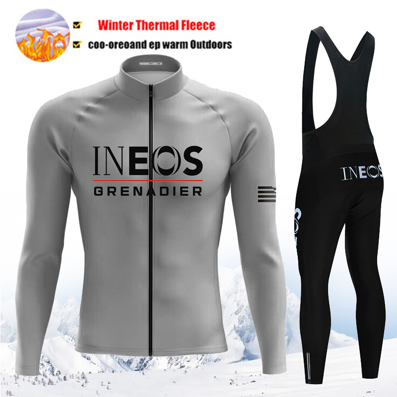 INEOSチーム ウィンターサイクリングジャージセット イエ - Yellow Cycling Gear のレビューと価格