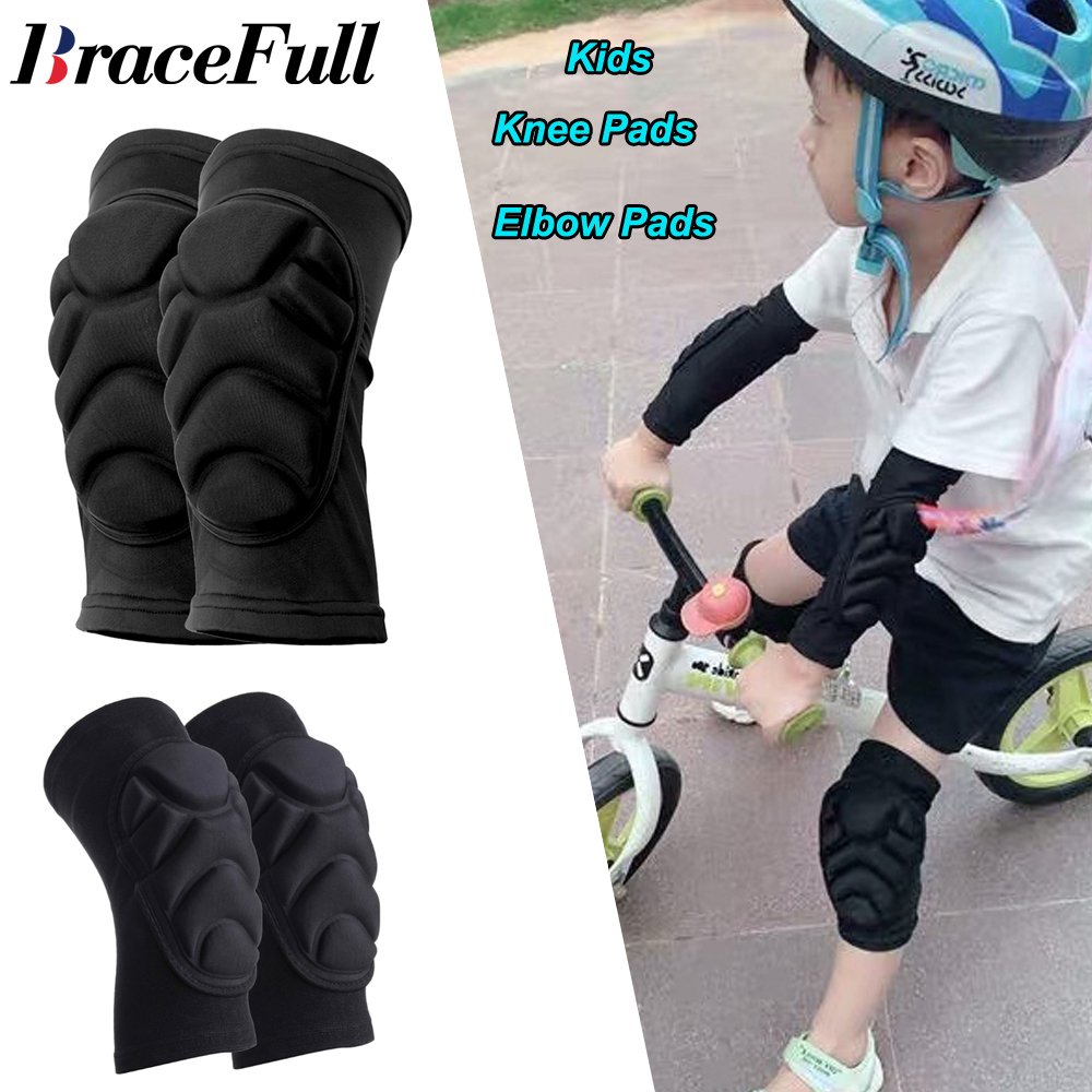 1 ペア子供用膝パッドと肘パッドセット幼児ソフト保護具、スポ - Cycling Protective Gear Kids のレビューと価格