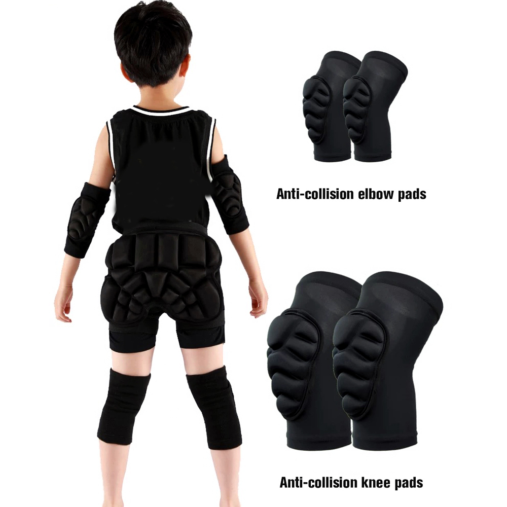 1 ペア子供用膝パッドと肘パッドセット幼児ソフト保護具、スポ - Cycling Protective Gear Kids のレビューと価格