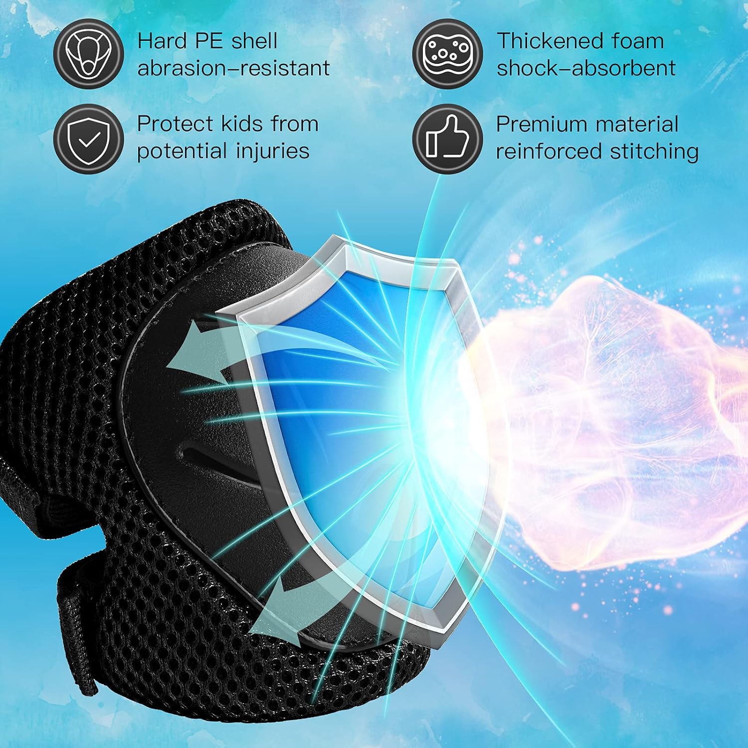 6個入り子供用保護具セット、3～14歳向け、スケート、サイク - Cycling Protective Gear Kids のレビューと価格