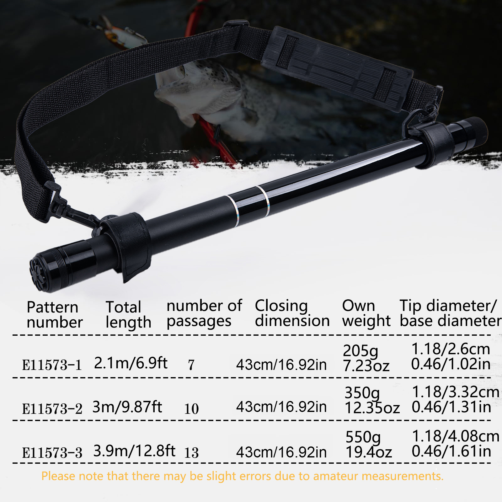 Goture 漁網ポール 2.1 メートル 3.0 メートル - Cycling Landing Gear のレビューと価格