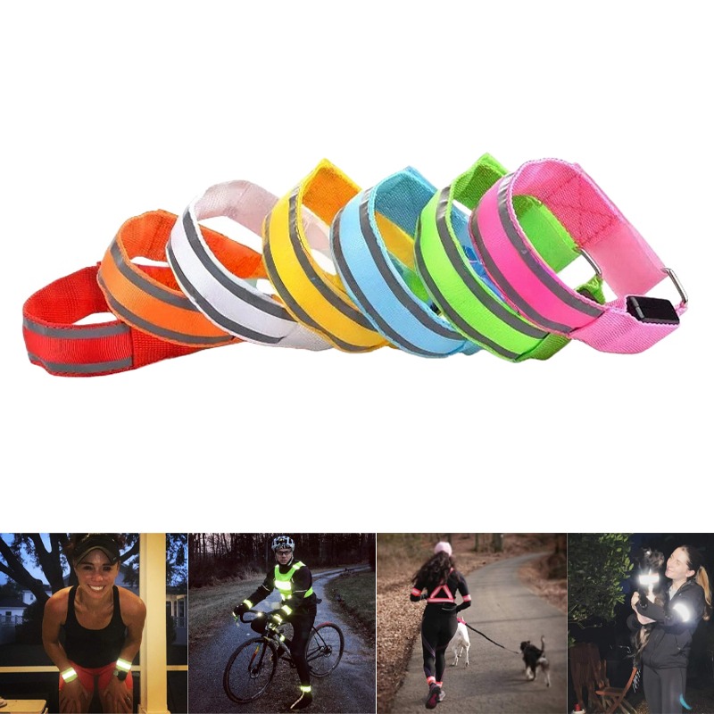 反射アームバンド 防水 LED 反射シートベルト 夜間走行用 - Cycling Gear Essentials のレビューと価格