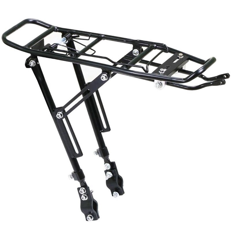 1PC 合金リア自転車ラックキャリアバッグ荷物サイクルマウン - Cycling Gear Storage Rack のレビューと価格