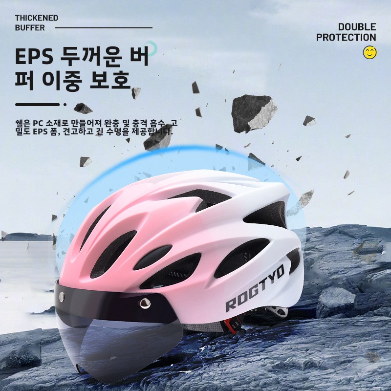 磁気バイザー付きバイクヘルメット 通気性のあるマウンテンロー - Cycling Gear Essentials のレビューと価格