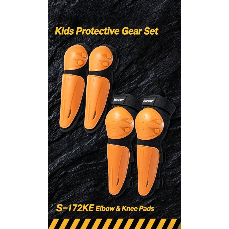 子供用バイク保護具 バイク用膝肘保護具セット スポーツ用エル - Cycling Protective Gear Kids のレビューと価格