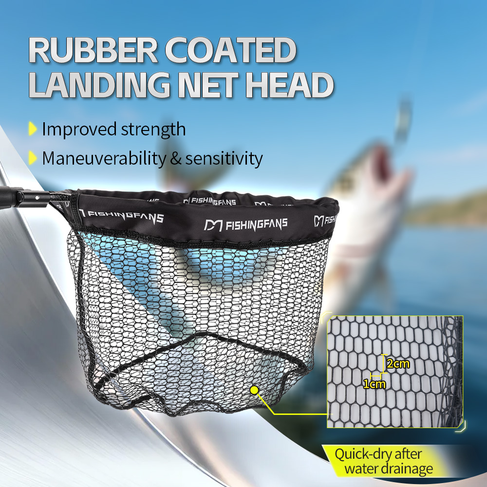 FISHINGFANS釣り用網、魚捕獲用浮き網、カヤック用網 - Cycling Landing Gear のレビューと価格