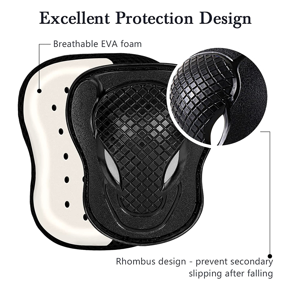 GOMOREON 6 ピース/セット子供の安全膝パッド肘パッ - Cycling Protective Gear Kids のレビューと価格