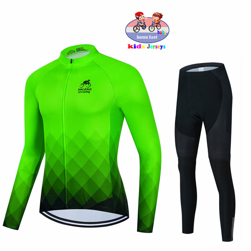 2026 春秋男の子通気性子供サイクリングジャージ速乾長袖  - Cycling Protective Gear Kids のレビューと価格