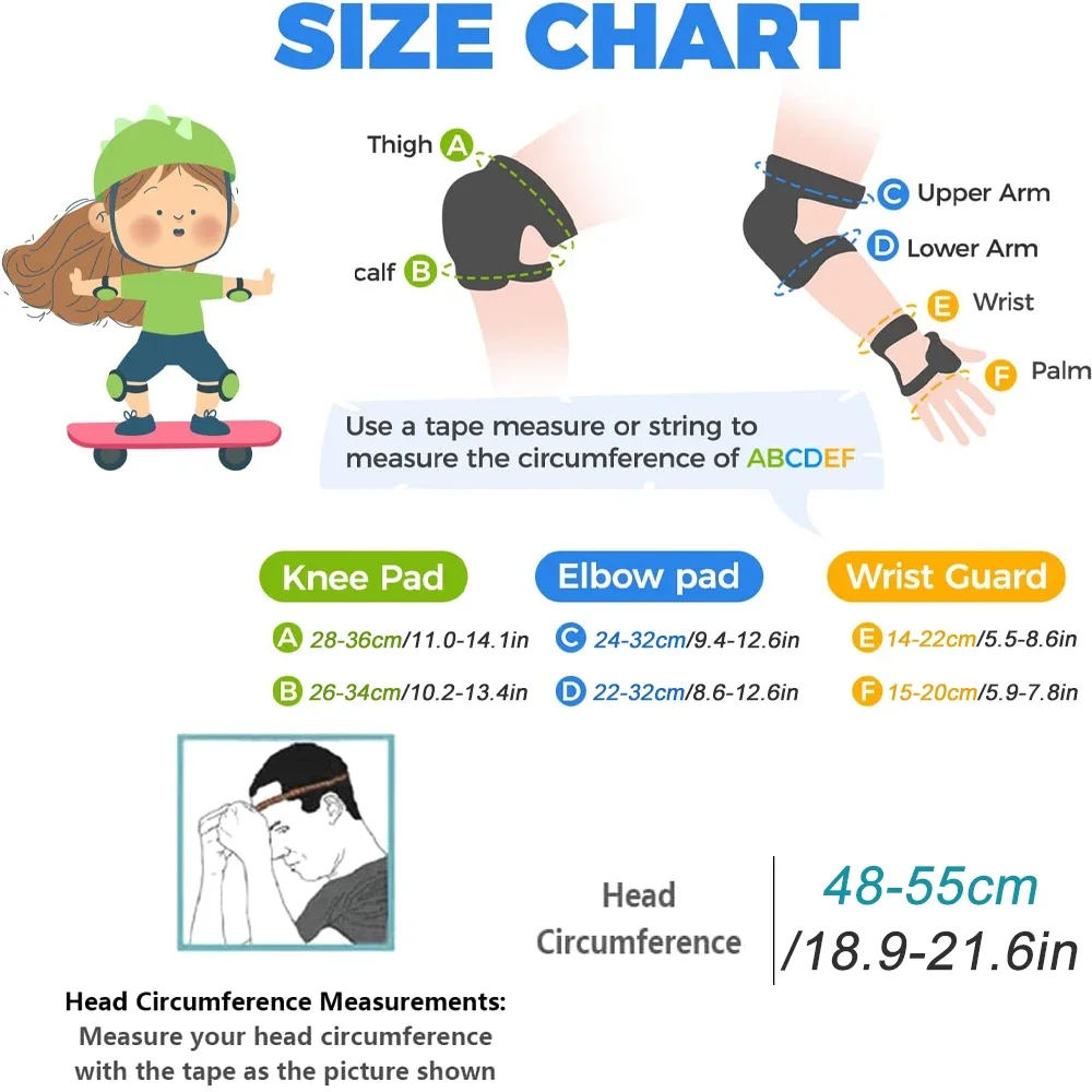 キッズバイクヘルメット膝肘リストパッド、幼児ヘルメット、自転 - Cycling Protective Gear Kids のレビューと価格