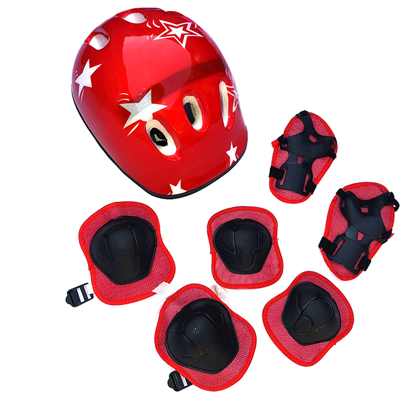 新製品-7点セット 子供用サイクリング保護具 バイクヘルメッ - Cycling Protective Gear Kids のレビューと価格