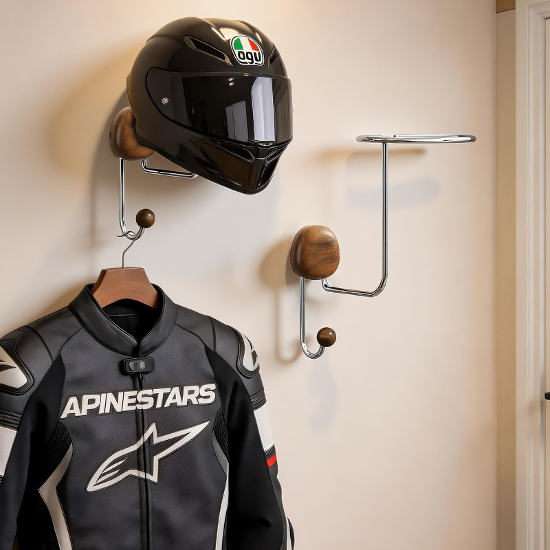 壁掛け式ヘルメット収納ラック 穴あけ不要 高耐久性 ヘルメッ - Cycling Gear Display のレビューと価格