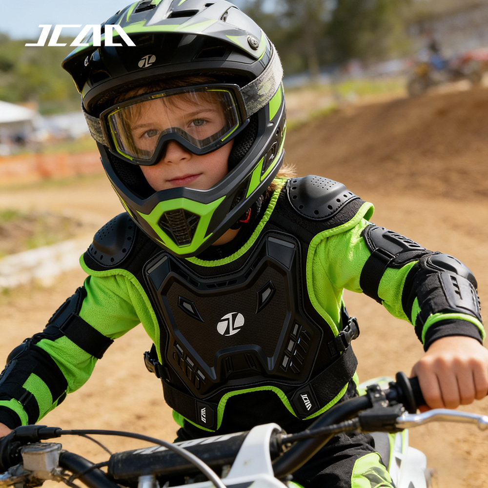 子供用モトクロスボディアーマー保護ベストDH ATVダートバ - Cycling Protective Gear Kids のレビューと価格