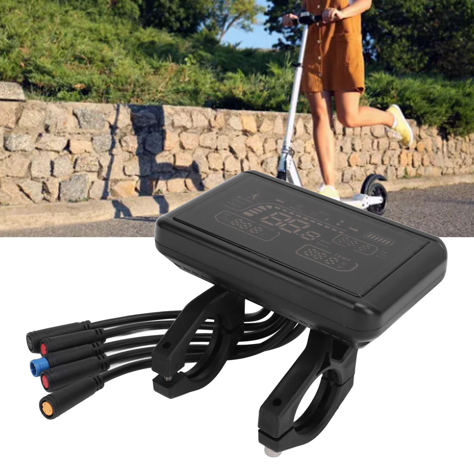 電動自転車ディスプレイパネル,スピードメーター,モードインジ - Cycling Gear Display のレビューと価格