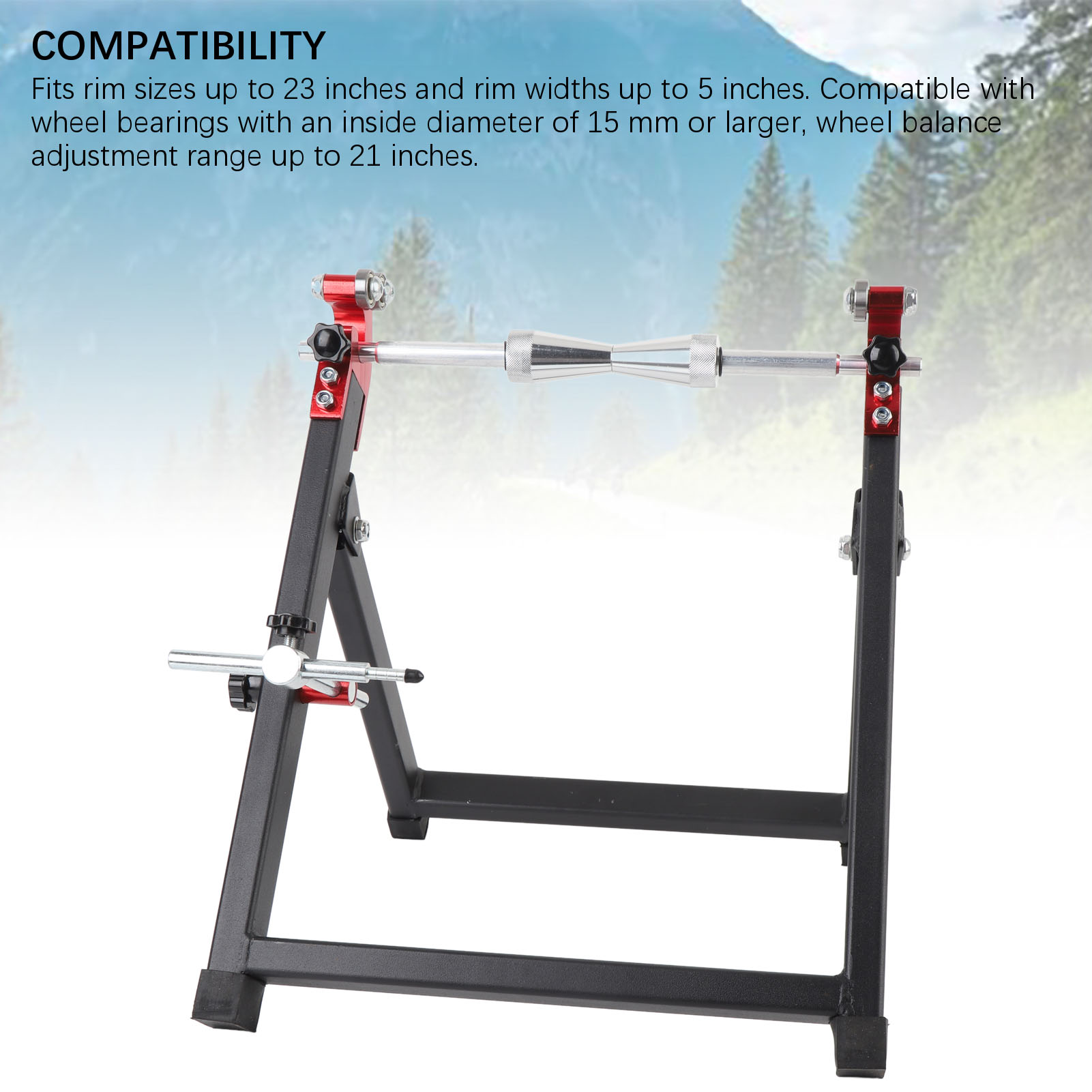 ホイールツルーイングスタンド 折りたたみ式オートバイホイール - Cycling Gear Stand のレビューと価格