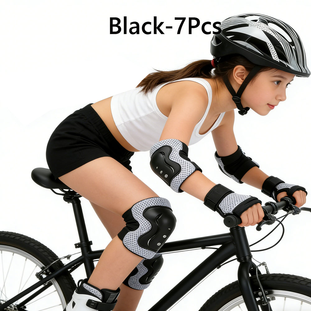 自転車スポーツ保護具セット 調整可能な子供用安全スケートヘル - Cycling Protective Gear Kids のレビューと価格