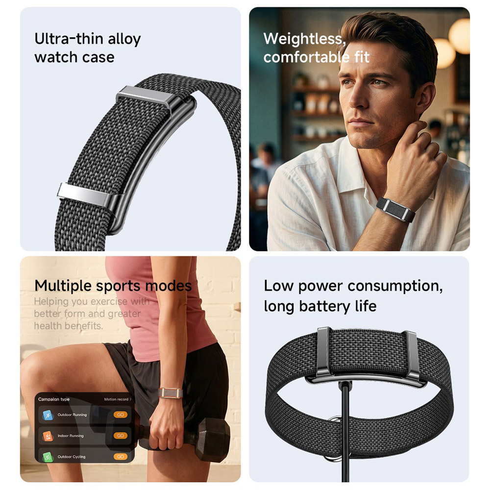 スポーツスマートブレスレット 多種類のスポーツモード 健康保 - Cycling Heart Rate Monitor のレビューと価格